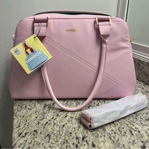 Corkcickle Lucy Handbag Pink Cooler -NWT